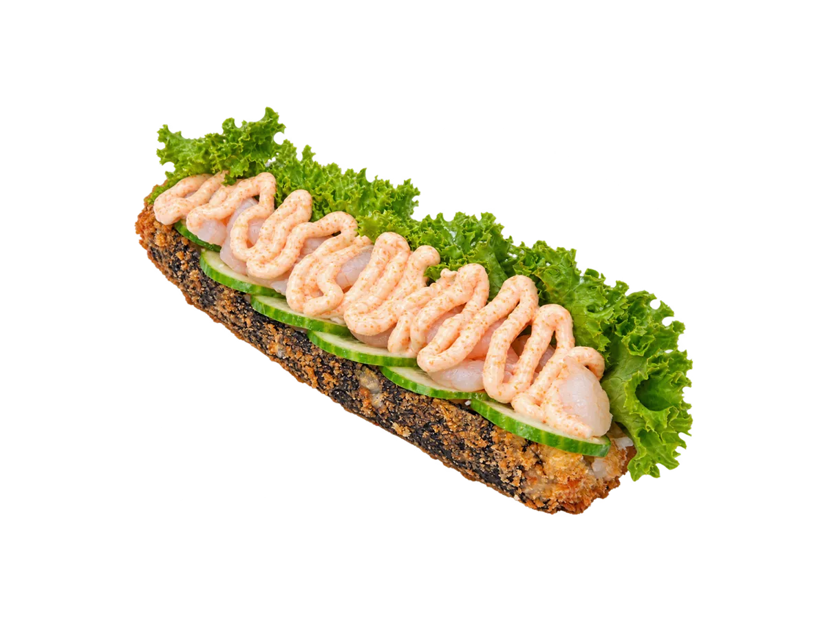 Роллдог с креветкой