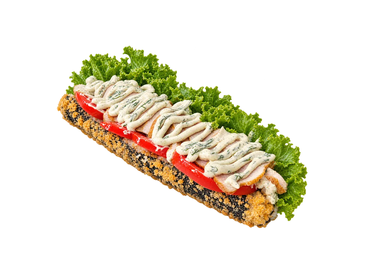 Роллдог с курицей